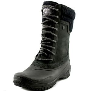 North face winter boots shellista iii fur hiking lace up combat